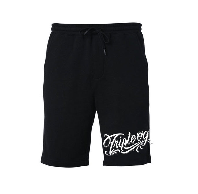 Triple OG Smooth Black Sweat Shorts