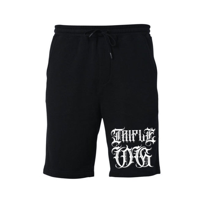 Triple OG Old E Black Sweat Shorts