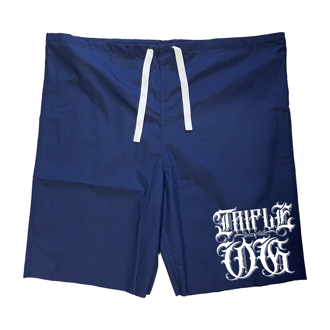 Triple OG County Blues Cut Off Shorts - Old E